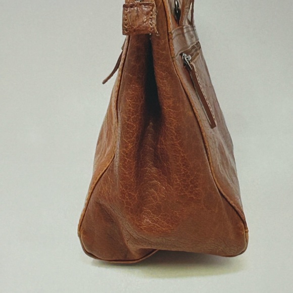 Spikes & Sparrow two tone Brown Leather Purse Handbag - Picture 13 of 16